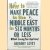 How to Make Peace in the Middle East in Six Months or Less without Leaving Your Apartment door Gregory Levey