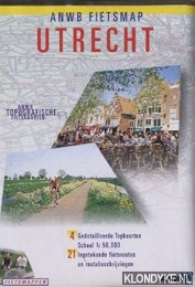 ANWB Fietsmap Utrecht. 4 gedetailleerde Topkaarten, schaal 1