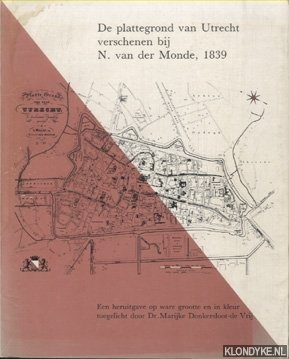 De plattegrond van Utrecht verschenen bij N