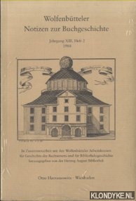 Wolfenbütteler Notizen zur Buchgeschichte