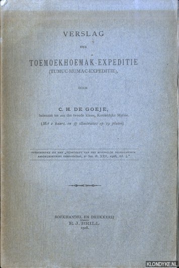 Verslag der Toemoekhoemak-Expeditie