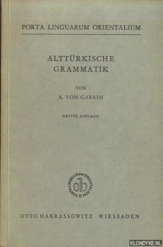 Alttürkische Grammatik