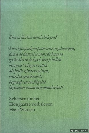 Schetsen uit het Hongaarse volksleven