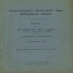 Groot-Brittanje's Maatregelen tegen Duitschland's Handel, rede uitgesproken door The Right Hon. Sir E. Grey in het Lagerhuis uitgesproken op 26 januari 1916 door Sir E. Grey