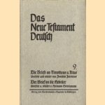 Das Neue testament Deutsch 9. Die Briefe an Timotheus u. Titus & Der Brief an die Hebräer
Joachim Jeremias e.a.
€ 5,00