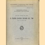 Accademia Nazionale dei Lincei Anno 1971: Problemi Attuali di Scienza e di Cultura: Atti del Convegno sul Tema: Il Teatro Classico Italiano nel '500
E. Cerulli e.a.
€ 7,00 Accademia Nazionale dei Lincei Anno 1971: Problemi Attuali di Scienza e di Cultura: Atti del Convegno sul Tema: Il Teatro Classico Italiano nel '500
E. Cerulli e.a.
€ 7,00