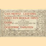 Van Mentz-Leefsma doet een boekje open over oosterse tapijten - syllabus
H. de Vries
€ 6,00 Van Mentz-Leefsma doet een boekje open over oosterse tapijten - syllabus
H. de Vries
€ 6,00