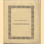 Musei Lugduno-Batavi. Inscriptiones Etruscae. Accedunt tabulae quatuor
L.I.F. Janssen
€ 15,00 Musei Lugduno-Batavi. Inscriptiones Etruscae. Accedunt tabulae quatuor
L.I.F. Janssen
€ 15,00