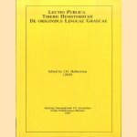 Lectio publica. Tiberii Hemsterhusii. de originibus linguae graecae
J.H. Halbertsma
€ 20,00