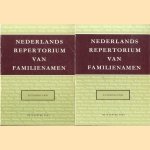 Nederlands repertorium van familienamen: Zuidholland (2 delen) door P.J. Meertens e.a.