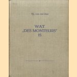 Wat "des monteurs" is
Th. van der Star
€ 10,00