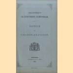 Bibliothèque de l'université d'Amsterdam - Notice des objets exposés
Jan Frederik van Someren
€ 15,00 Bibliothèque de l'université d'Amsterdam - Notice des objets exposés
Jan Frederik van Someren
€ 15,00