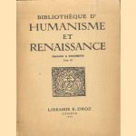 Bibliotheque d'Humanisme et Renaissance. Travaux & Documents. Tome IX
F.L. - a.o. Ganshof
€ 15,00