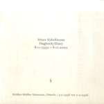 Hans Eykelboom: Dagboek/Diary 8-11-1992 - 8-11-2007 - 5 door Hans Eykelboom