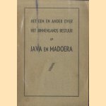 Het een en ander over het binnenlands bestuur op Java en Madoera
diverse auteurs
€ 5,00 Het een en ander over het binnenlands bestuur op Java en Madoera
diverse auteurs
€ 5,00