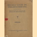 Regels voor de titelbeschrijving. Vastgesteld door de Rijkscommissie van Advies inzake het Bibliotheekwezen
diverse auteurs
€ 10,00 Regels voor de titelbeschrijving. Vastgesteld door de Rijkscommissie van Advies inzake het Bibliotheekwezen
diverse auteurs
€ 10,00