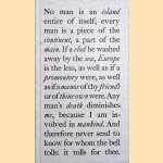 No man is an island. A selection from the prose of John Donne
John Donne
€ 10,00 No man is an island. A selection from the prose of John Donne
John Donne
€ 10,00