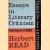 Essays in Literary Criticism door Herbert Read