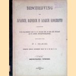 Beschrijving der Javaansche, Balineesche en Sasaksche handschriften: aangetroffen in de nalatenschap van dr. H.N. van der Tuuk, en door hem vermaakt aan de Leidsche Universiteitsbibliotheek - 2e stuk
Dr. J. Brandes
€ 20,00 Beschrijving der Javaansche, Balineesche en Sasaksche handschriften: aangetroffen in de nalatenschap van dr. H.N. van der Tuuk, en door hem vermaakt aan de Leidsche Universiteitsbibliotheek - 2e stuk
Dr. J. Brandes
€ 20,00