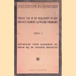 Opgave van in de magazijnen te Bandoeng en Madioen aanwezige voorraden. Deel I: artikelen voor algemeen gebruik bij de diverse diensten
Staatsspoor- en Tramwegen
€ 10,00