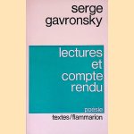 Lectures et compte rendu
Serge Gavronsky
€ 15,00 Lectures et compte rendu
Serge Gavronsky
€ 15,00