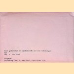 Vier gedichten in handschrift en vier tekeningen van Chr. J. van Geel
Chr. J. van Geel
€ 10,00 Vier gedichten in handschrift en vier tekeningen van Chr. J. van Geel
Chr. J. van Geel
€ 10,00