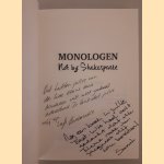Monologen, not by Shakespeare *GESIGNEERD*
Annemarie de Bruijn e.a.
€ 10,00
