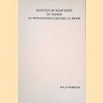 Genetics of Resistance to Tedion in Tetranychus Urticae C.L. Koch
W.P.J. Overmeer
€ 12,50 Genetics of Resistance to Tedion in Tetranychus Urticae C.L. Koch
W.P.J. Overmeer
€ 12,50