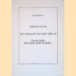 Cosi fan tutti; Dit geslacht dat niet (één) is; 'Françaises', doe geen moeite meer… door Luce Irigaray