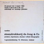 Afdrukken van houten letters uit de verzameling van Kelly
Willemijn Brattinga-Kooy e.a.
€ 45,00 Afdrukken van houten letters uit de verzameling van Kelly
Willemijn Brattinga-Kooy e.a.
€ 45,00