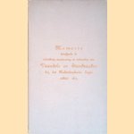 Memoire betreffende de uitreiking, vernieuwing en inlevering van vaandels en standaarden bij het Nederlandsche leger sedert 1813 door F.H.A. Sabron Memoire betreffende de uitreiking, vernieuwing en inlevering van vaandels en standaarden bij het Nederlandsche leger sedert 1813 door F.H.A. Sabron