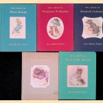 1) Het verhaal van Pieter Konijn; 2) Het verhaal van Benjamin Wollepluis; 3) Het verhaal van Vrouwtje Plooi; 4) Het verhaal van Diederik Stadsmuis; 5) Het verhaal van Twee stoute muizen (5 delen) door Beatrix Potter 1) Het verhaal van Pieter Konijn; 2) Het verhaal van Benjamin Wollepluis; 3) Het verhaal van Vrouwtje Plooi; 4) Het verhaal van Diederik Stadsmuis; 5) Het verhaal van Twee stoute muizen (5 delen) door Beatrix Potter