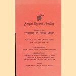 Seminar on Teaching of Indian Music: Sangreet Research Academy door Premlata Sharma