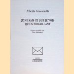 Je ne sais ce que je vois qu'en travaillant
Giacometti Alberto
€ 5,00 Je ne sais ce que je vois qu'en travaillant
Giacometti Alberto
€ 5,00