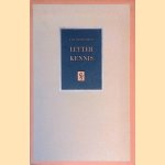 Letterkennis door Jan Tschichold