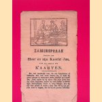 Zamenspraak tusschen een Heer en zijn Knecht Jan over het gebruik der kaarten door Pamflet