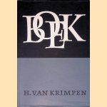Boek: over het maken van boeken door Huib van Krimpen