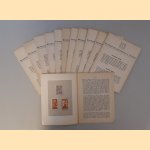 Beeltenissen van geneeskundigen op postzegels (12 delen) door K. Bruder