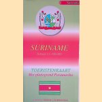 Suriname: schaal 1:1.100.000: toeristenkaart met plattegrond Paramaribo door Hebri B.V. International