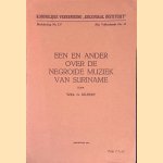 Ee?n en ander over de negroide muziek van Suriname door Will G. Gilbert