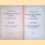 Geschiedenis van de vereenigde gods- en gasthuizen te Utrecht van 1817-1917 (2 delen) door Dr. C.A. Pekelharing e.a.