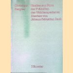 Studien zur Form der Pr&auml;ludien des Wohltemperierten Klaviers von Johann Sebastian Bach door Christoph Bergner