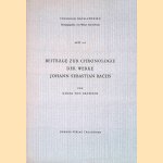 Beitr&auml;ge zur Chronologie der Werke Johann Sebastian Bachs door Georg von Dadelsen