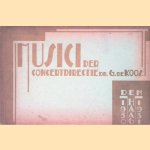 Musici der Concertdirectie Dr. G. de Koos: seizoen 1930-1931 door Dr. G. de Koos