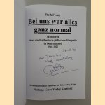 Bei uns war alles ganz normal: Memoiren einer niederl&auml;ndisch-j&uuml;dischen S&auml;ngerin in Deutschland *SIGNED*
Ruth Frenk
&euro;&nbsp;10,00
