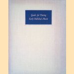 Guide for Dating Early Published Music: A Manual of Bibliographical Practices door D.W. - and others Krummel
