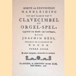 Korte en eenvoudige handleiding tot het keeren van 't clavecimbel of orgel-spel, opgesteld ten dienste van leerlingen door Joachim Hess