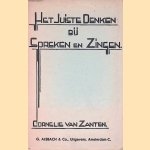 Het juiste denken bij spreken en zingen door Cornelie van Zanten