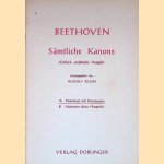 Beethoven: S&auml;mtliche Kanons: Kritisch - praktische Ausgabe door Rudolf Klein