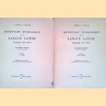 Dictionnaire &eacute;tymologique de la langue latine: Histoire des mots; quatri&egrave;me &eacute;dition, revue et corrig&eacute;e (2 volumes) door A. Ernout e.a.